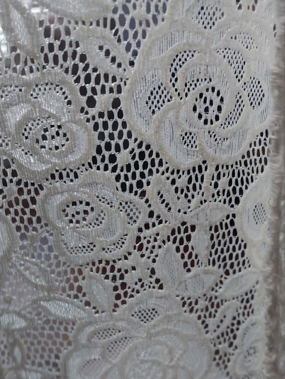 6 for $10 M&M Cream Lace Dolman Sleeve Women's Sweater - Picture 4 of 10